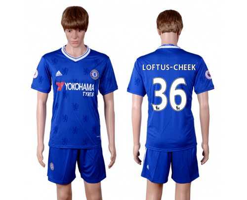 Chelsea #36 Loftus-Cheek Home Soccer Club Jersey