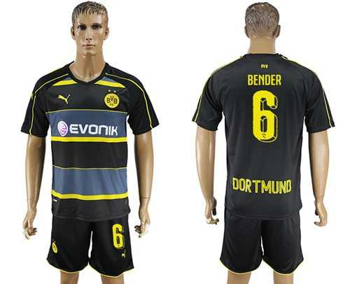 Dortmund #6 Bender Away Soccer Club Jersey