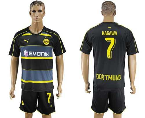 Dortmund #7 Kagawa Away Soccer Club Jersey