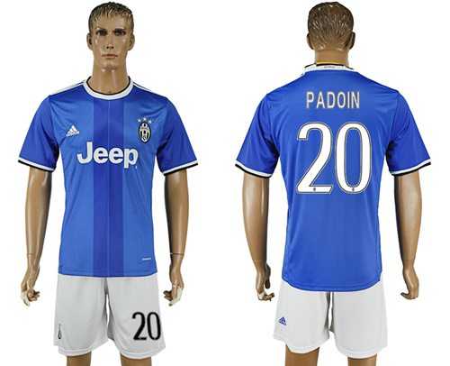 Juventus #20 Padoin Away Soccer Club Jersey
