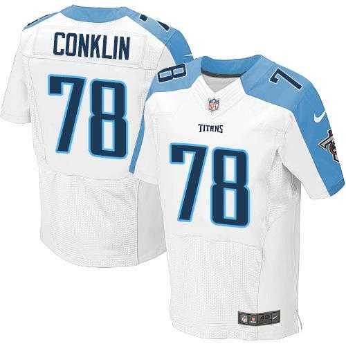 Nike Tennessee Titans #78 Jack Conklin White Men's Stitched NFL Elite Jersey