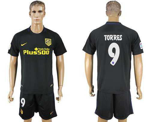 Atletico Madrid #9 Torres Away Soccer Club Jersey