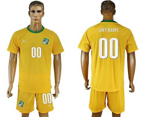 Cote d'lvoire Personalized Home Soccer Country Jersey