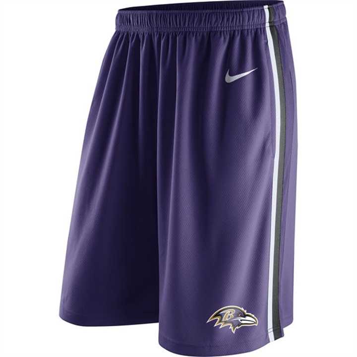 Men's Baltimore Ravens Purple Epic Team Logo Shorts