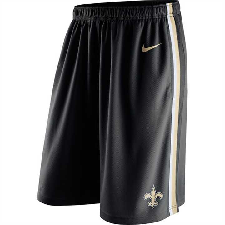 Men's New Orleans Saints Black Epic Team Logo Shorts