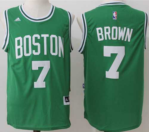 Boston Celtics #7 Jaylen Brown Green Stitched NBA Jersey