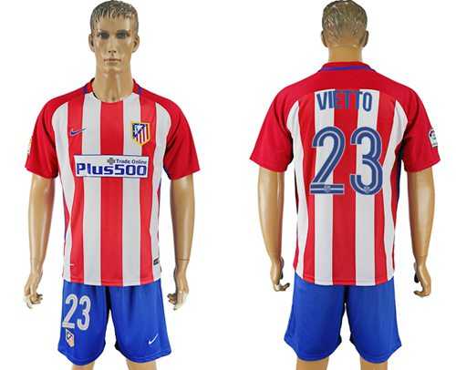 Atletico Madrid #23 Vietto Home Soccer Shorts