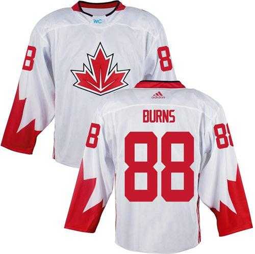 Team CA. #88 Brent Burns White 2016 World Cup Stitched NHL Jersey