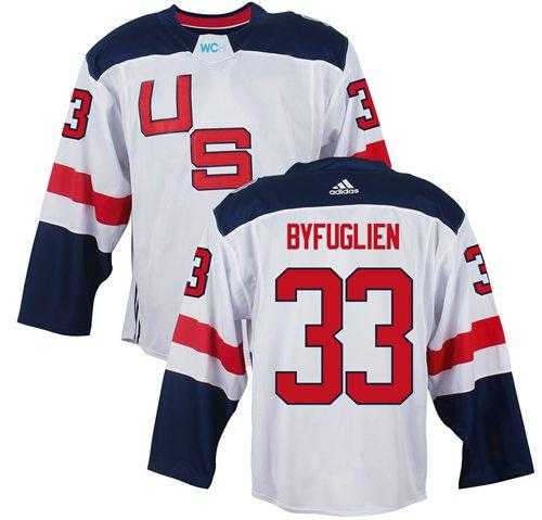 Team USA #33 Dustin Byfuglien White 2016 World Cup Stitched NHL Jersey
