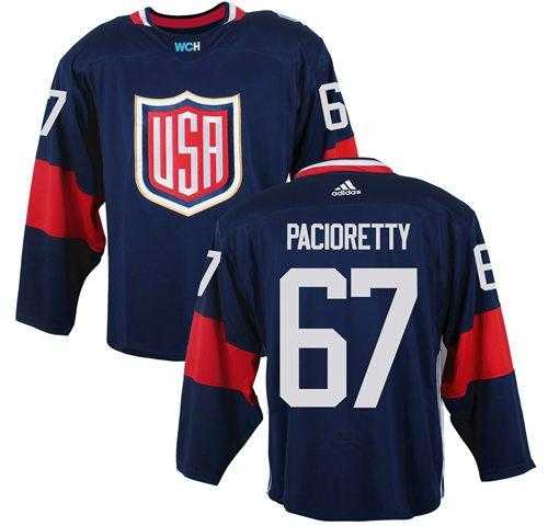 Team USA #67 Max Pacioretty Navy Blue 2016 World Cup Stitched NHL Jersey