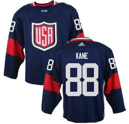 Team USA #88 Patrick Kane Navy Blue 2016 World Cup Stitched NHL Jersey