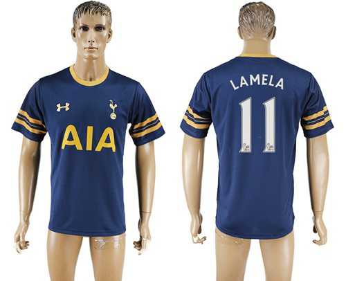 Tottenham Hotspur #11 Lamela Away Soccer Club Jersey