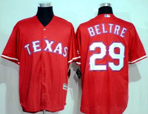 Texas Rangers #29 Adrian Beltre Red New Cool Base Stitched Baseball Jersey