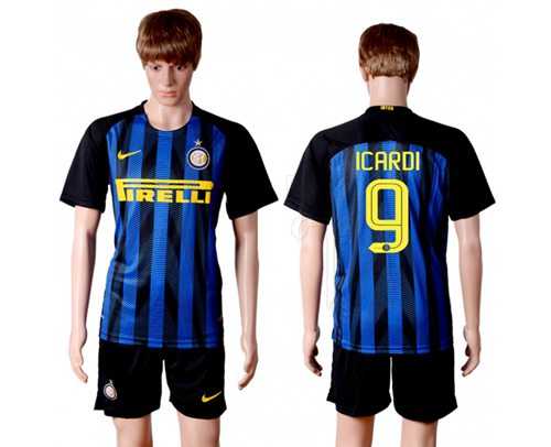 Inter Milan #9 Icardi Home Soccer Club Jersey