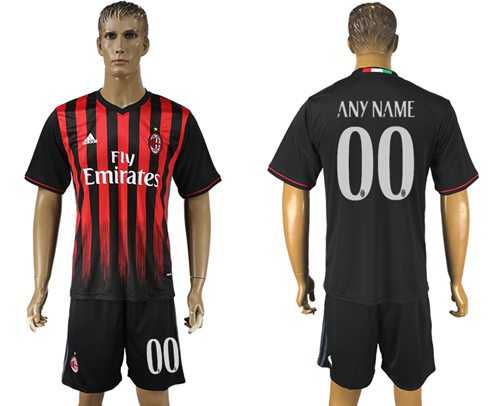 AC Milan Personalized Home Soccer Club Jersey