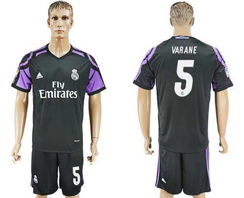 Real Madrid #5 Varane Sec Away Soccer Club Jersey