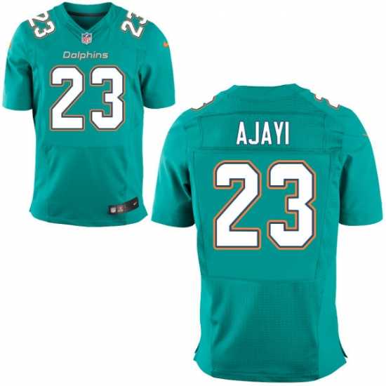 Youth Nike Dolphins #23 Jay Ajayi Aqua Green Team Color Stitched NFL Elite Jersey