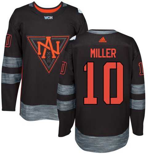 Team North America #10 J. T. Miller Black 2016 World Cup Stitched NHL Jersey