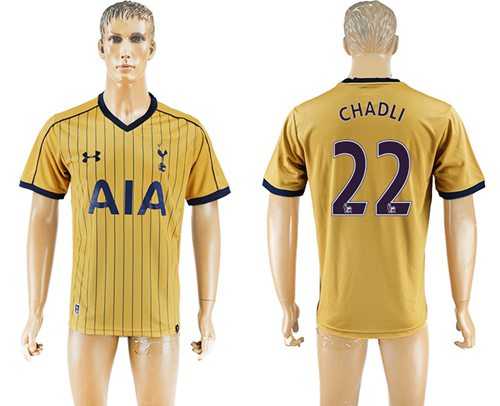 Tottenham Hotspur #22 Chadli Sec Away Soccer Club Jersey