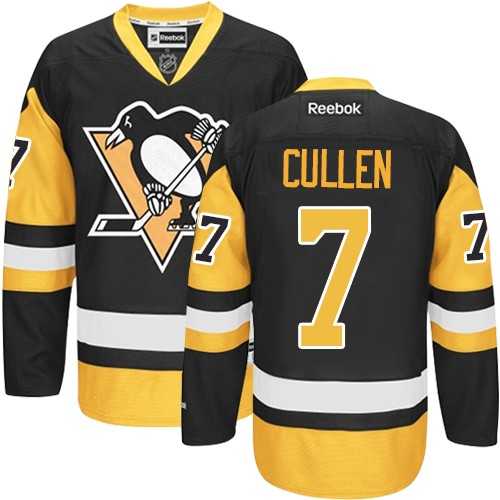 Men's Pittsburgh Penguins #7 Matt Cullen Reebok Black Premier Jersey