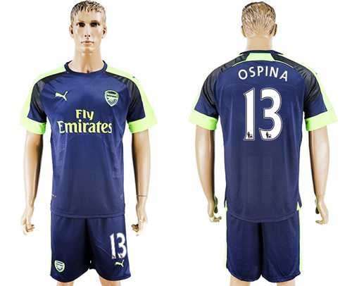Arsenal #13 Ospina Sec Away Soccer Club Jersey