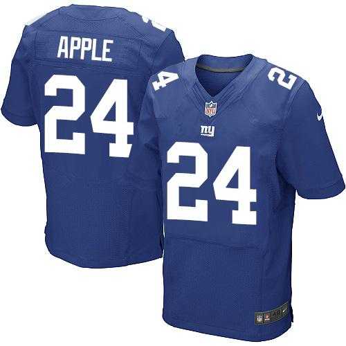 Nike New York Giants #24 Eli Apple Royal Blue Team Color Men's Stitched NFL Elite Jersey
