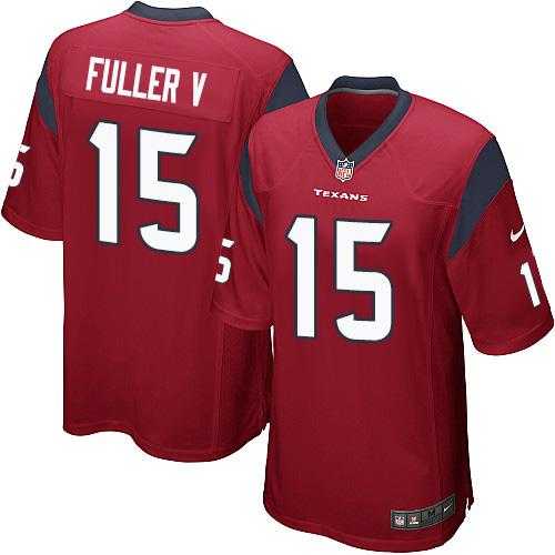 Youth Nike Houston Texans #15 Will Fuller V Red Alternate Stitched NFL Elite Jersey