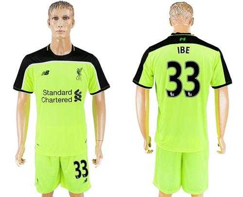 Liverpool #33 IBE Sec Away Soccer Club Jersey