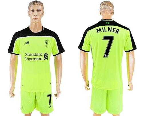 Liverpool #7 Milner Sec Away Soccer Club Jersey