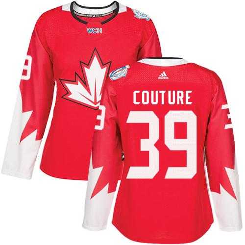 Women's Team Canada #39 Logan Couture Red 2016 World Cup Stitched NHL Jersey