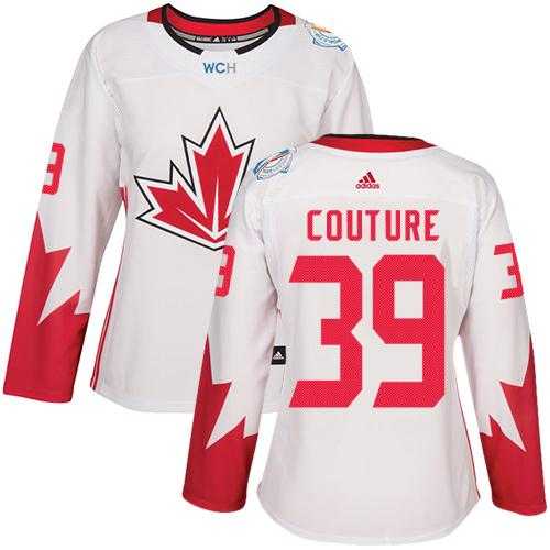 Women's Team Canada #39 Logan Couture White 2016 World Cup Stitched NHL Jersey