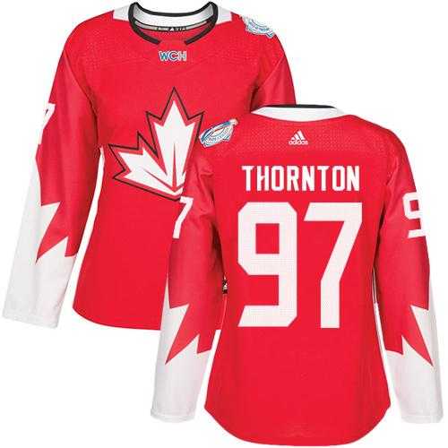 Women's Team Canada #97 Joe Thornton Red 2016 World Cup Stitched NHL Jersey