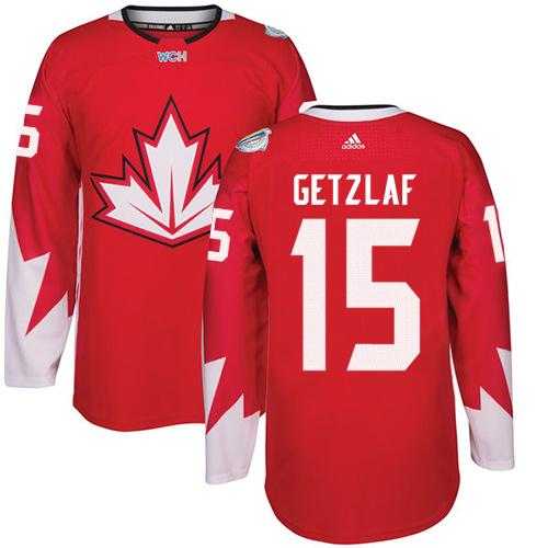Youth Team Canada #15 Ryan Getzlaf Red 2016 World Cup Stitched NHL Jersey