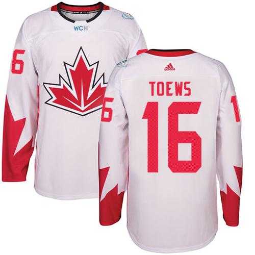 Youth Team Canada #16 Jonathan Toews White 2016 World Cup Stitched NHL Jersey
