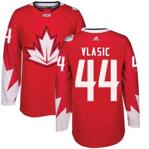 Youth Team Canada #44 Marc-Edouard Vlasic Red 2016 World Cup Stitched NHL Jersey