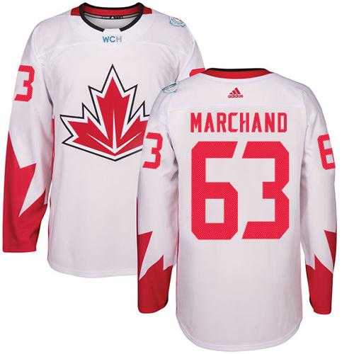 Youth Team Canada #63 Brad Marchand White 2016 World Cup Stitched NHL Jersey