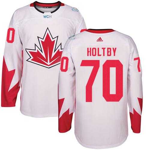 Youth Team Canada #70 Braden Holtby White 2016 World Cup Stitched NHL Jersey