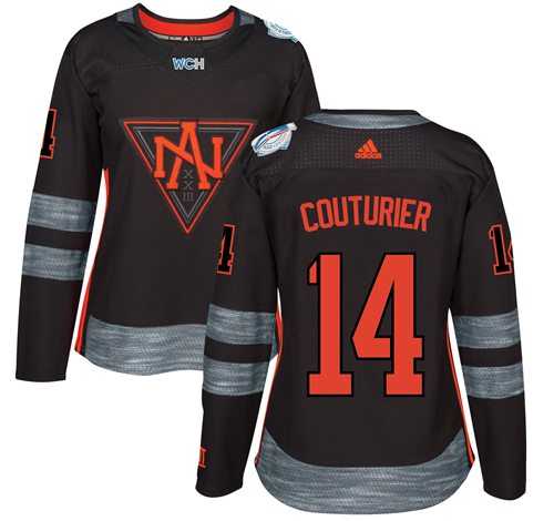 Women's Team North America #14 Sean Couturier Black 2016 World Cup Stitched NHL Jersey