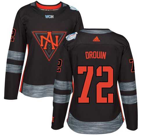 Women's Team North America #72 Jonathan Drouin Black 2016 World Cup Stitched NHL Jersey