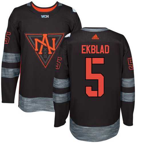 Youth Team North America #5 Aaron Ekblad Black 2016 World Cup Stitched NHL Jersey