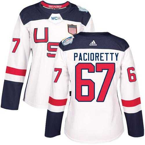Women's Team USA #67 Max Pacioretty White 2016 World Cup Stitched NHL Jersey