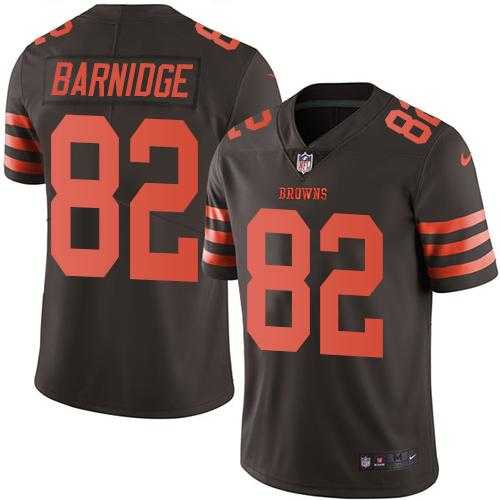 Nike Cleveland Browns #82 Gary Barnidge Brown Men's Stitched NFL Limited Rush Jersey