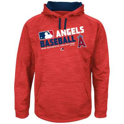 Men's Los Angeles Angels of Anaheim Authentic Collection Red Team Choice Streak Hoodie