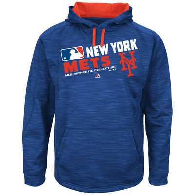 Men's New York Mets Authentic Collection Royal Team Choice Streak Hoodie