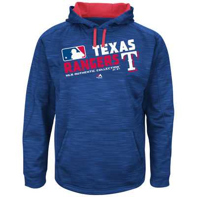 Men's Texas Rangers Authentic Collection Royal Team Choice Streak Hoodie