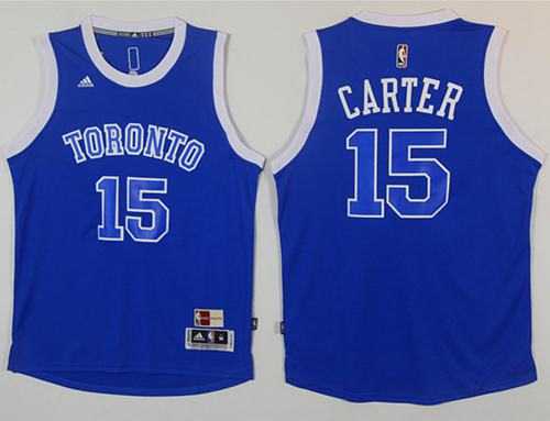 Toronto Raptors #15 Vince Carter Light Blue Throwback Stitched NBA Jersey