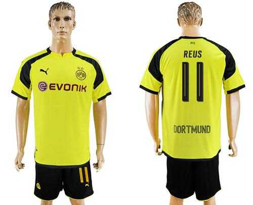 Dortmund #11 Reus European Away Soccer Club Jersey