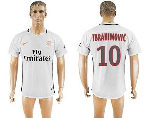 Paris Saint-Germain #10 Ibrahimovic Sec Away Soccer Club Jersey