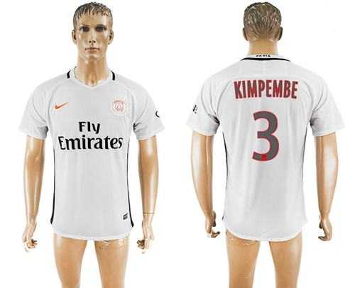 Paris Saint-Germain #3 Kimpembe Sec Away Soccer Club Jersey