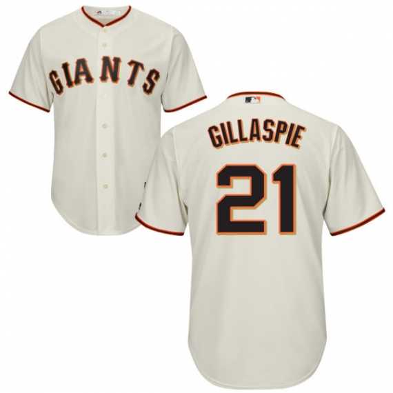 San Francisco Giants #21 Conor Gillaspie Cream Cool Base Stitched Baseball Jersey